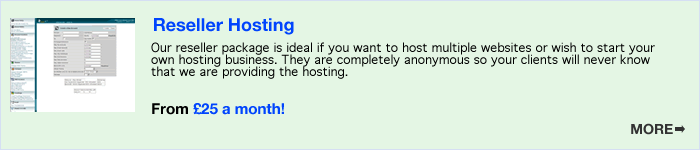 Reseller Hosting from £25